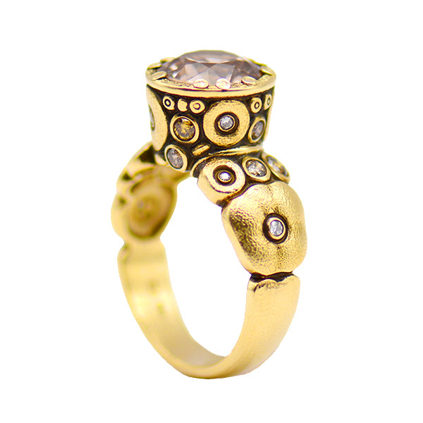 "Orchard" Champagne Zircon Ring