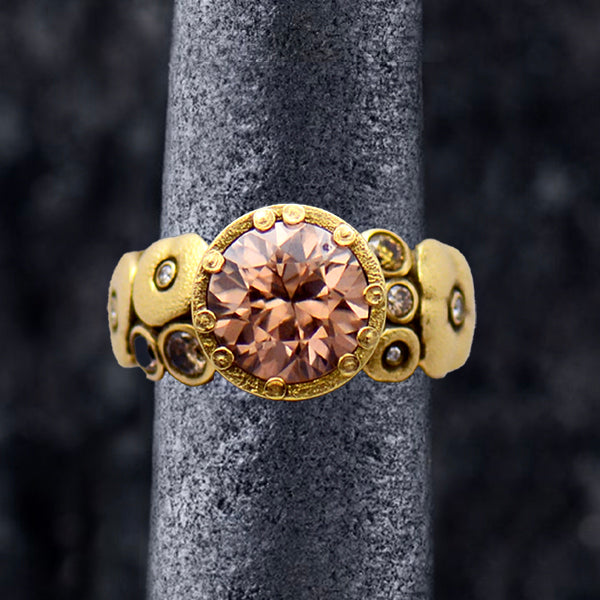 "Orchard" Champagne Zircon Ring