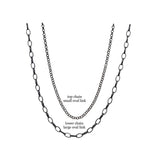 16-18" Small Oval Link Chain