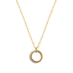 "Double Open Circle" Necklace