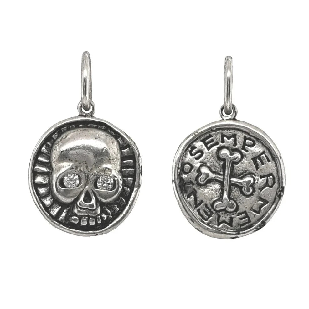 Skull + Crossbones Charm