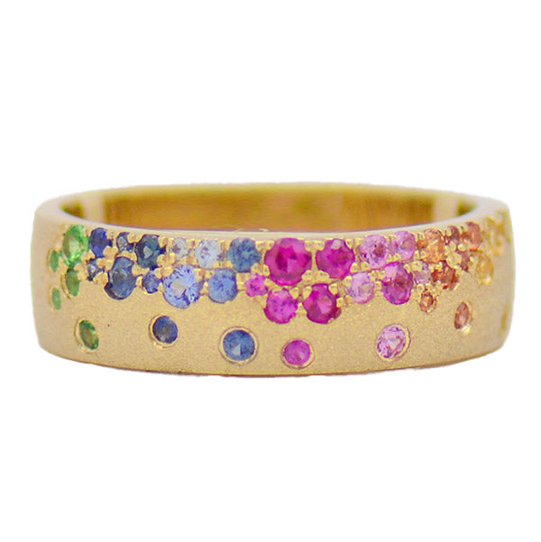 Rainbow Sapphire Ring
