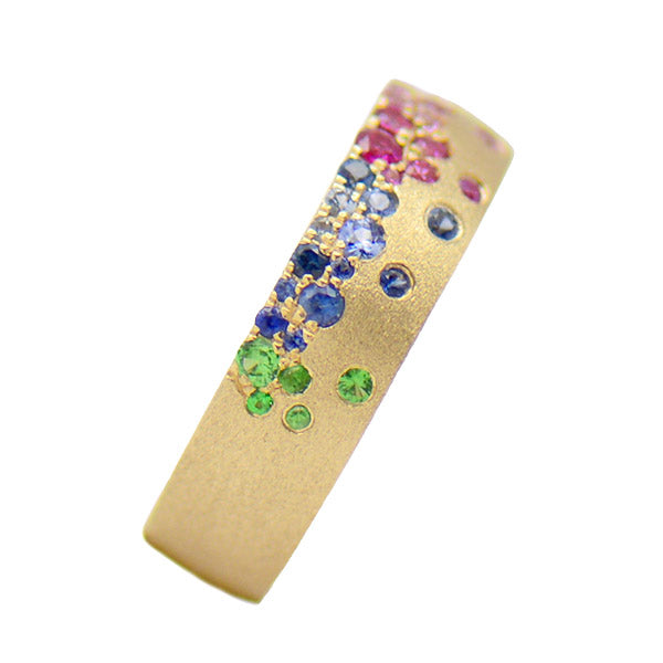 Rainbow Sapphire Ring