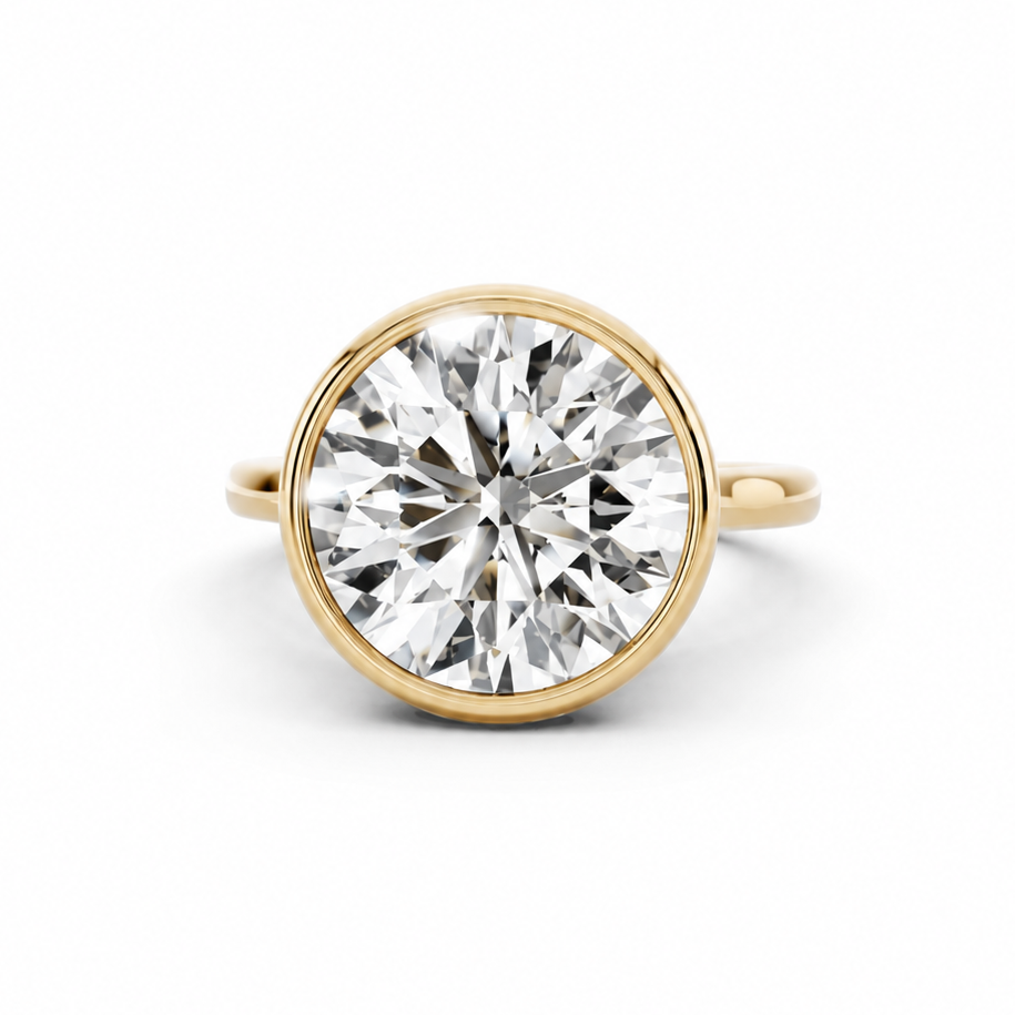 Solitaire Round Diamond Ring