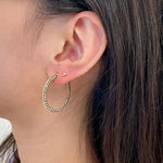 Inner Wrap Pyrite Hoop