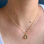Green Amethyst Necklace