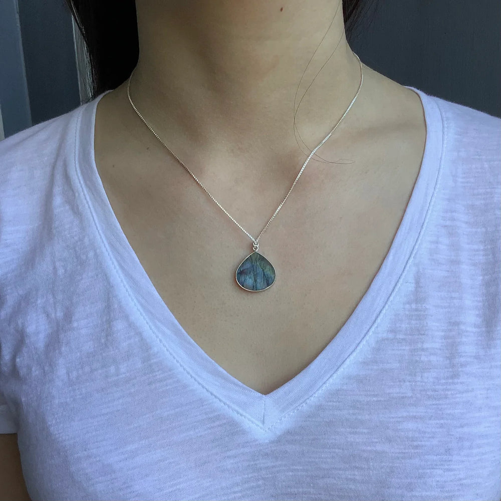 Labradorite Slab Necklace