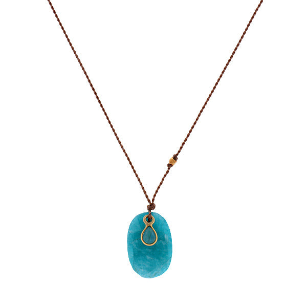 Amazonite & Moonstone Necklace