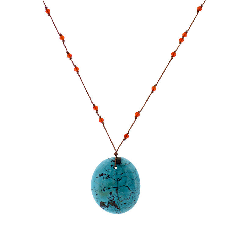 Turquoise & Carnelian Necklace