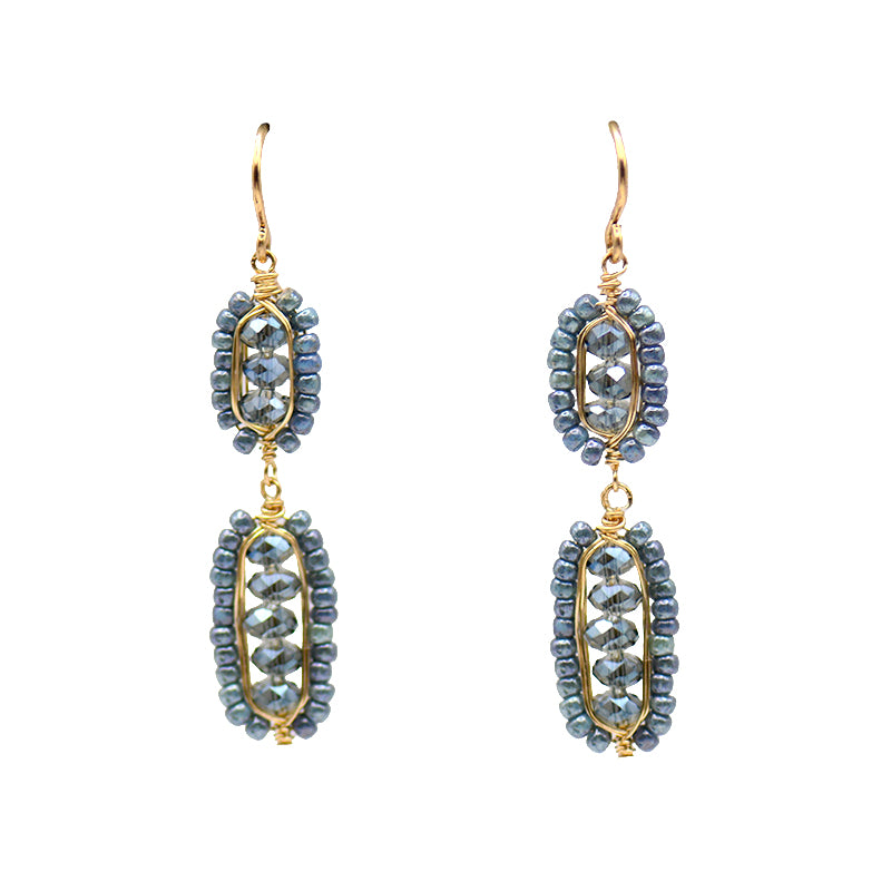 "Breezy Mix" Drop Earrings