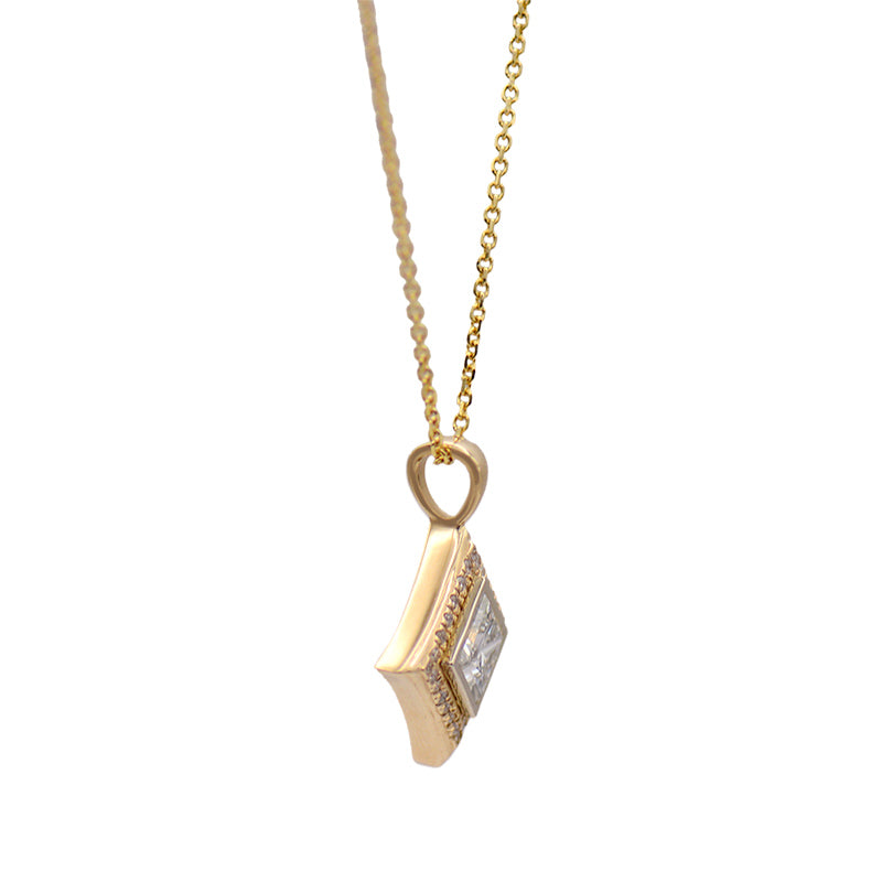 Kite Set Diamond Pendant