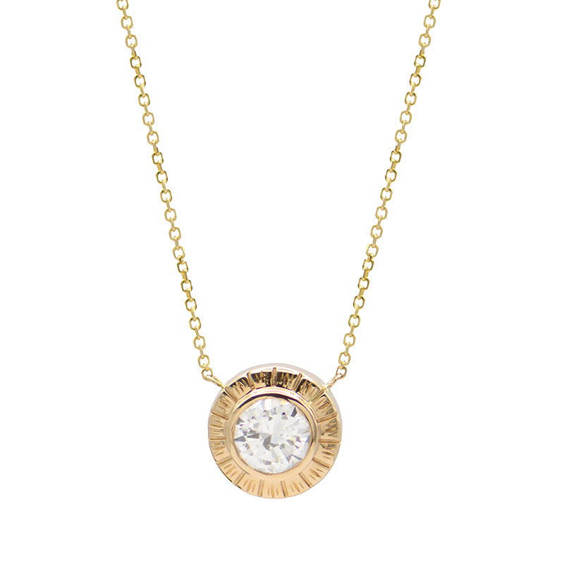 Round Diamond Necklace