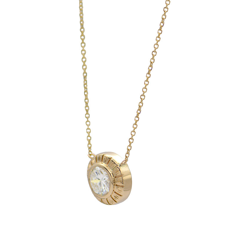 Round Diamond Necklace