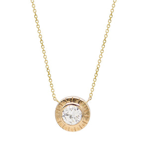 Round Diamond Necklace