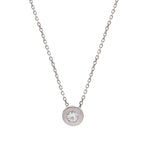 White Gold Diamond Pendant Necklace