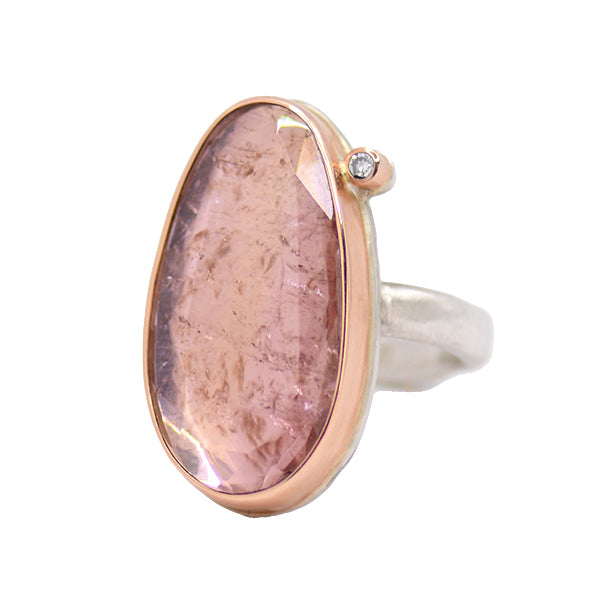 Pink Tourmaline Ring