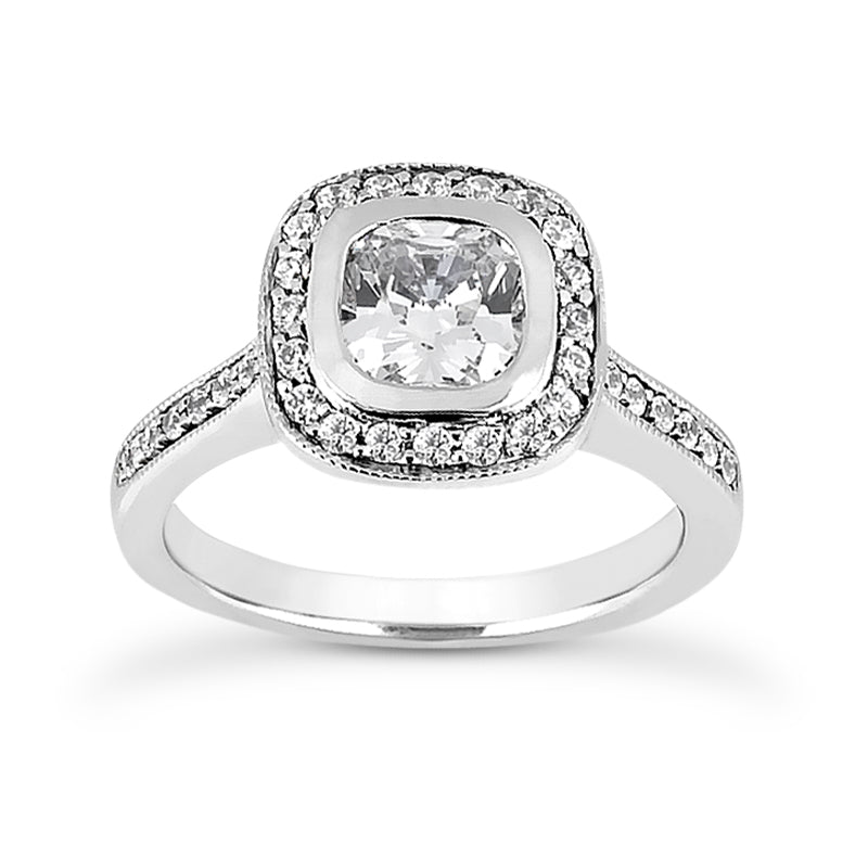 Halo Engagement Ring