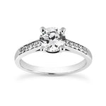 Diamond Band Engagement Ring