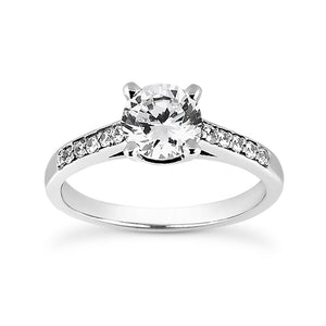 
                
                    Load image into Gallery viewer, Diamond Band Engagement Ring
                
            