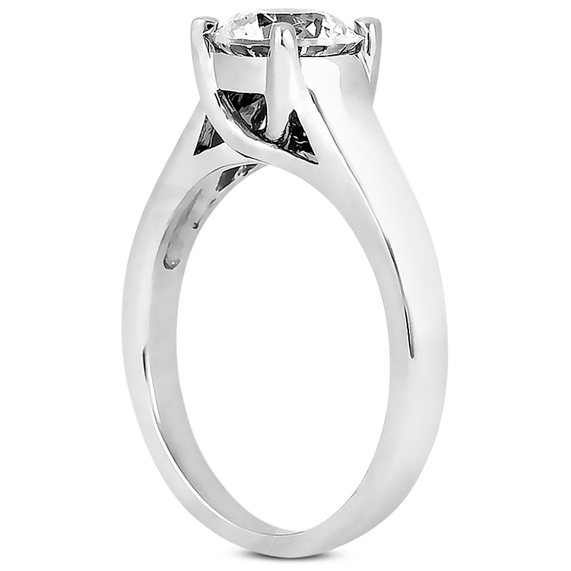 Cathedral Solitaire Engagement Ring