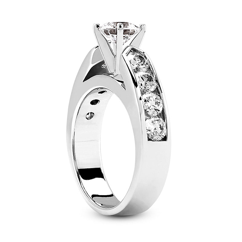 Channel Band Engagement Ring