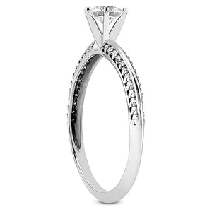 Knife Edge Engagement Ring