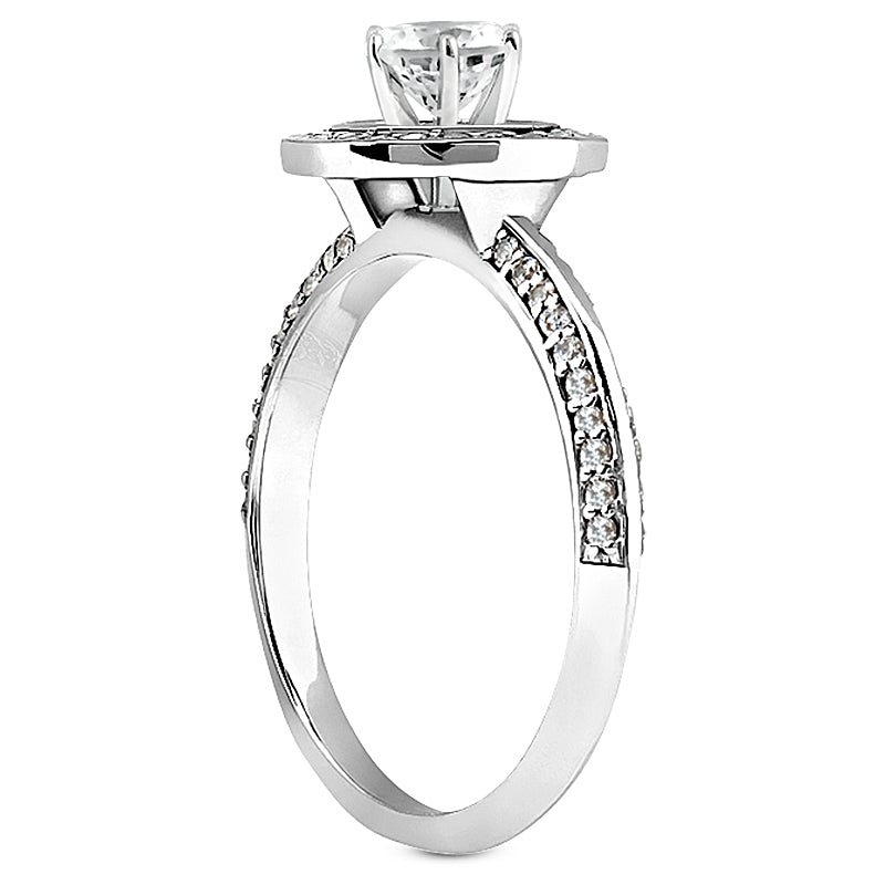 Halo Engagement Ring