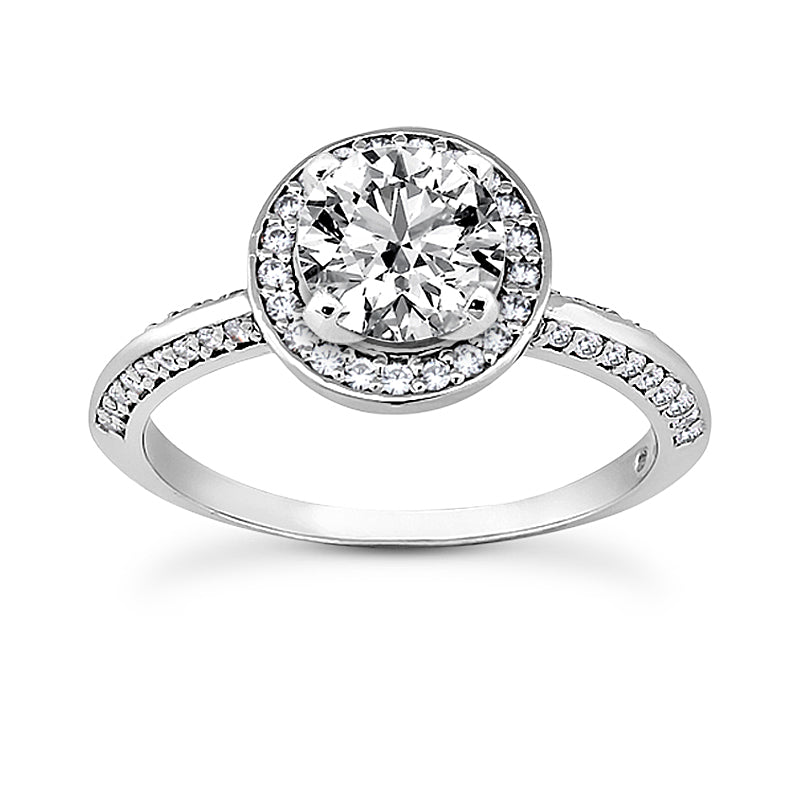 Halo Engagement Ring