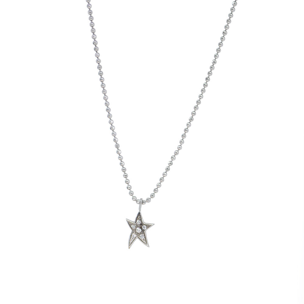 Pave Star Necklace