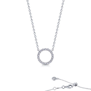 Open Circle Slider Necklace
