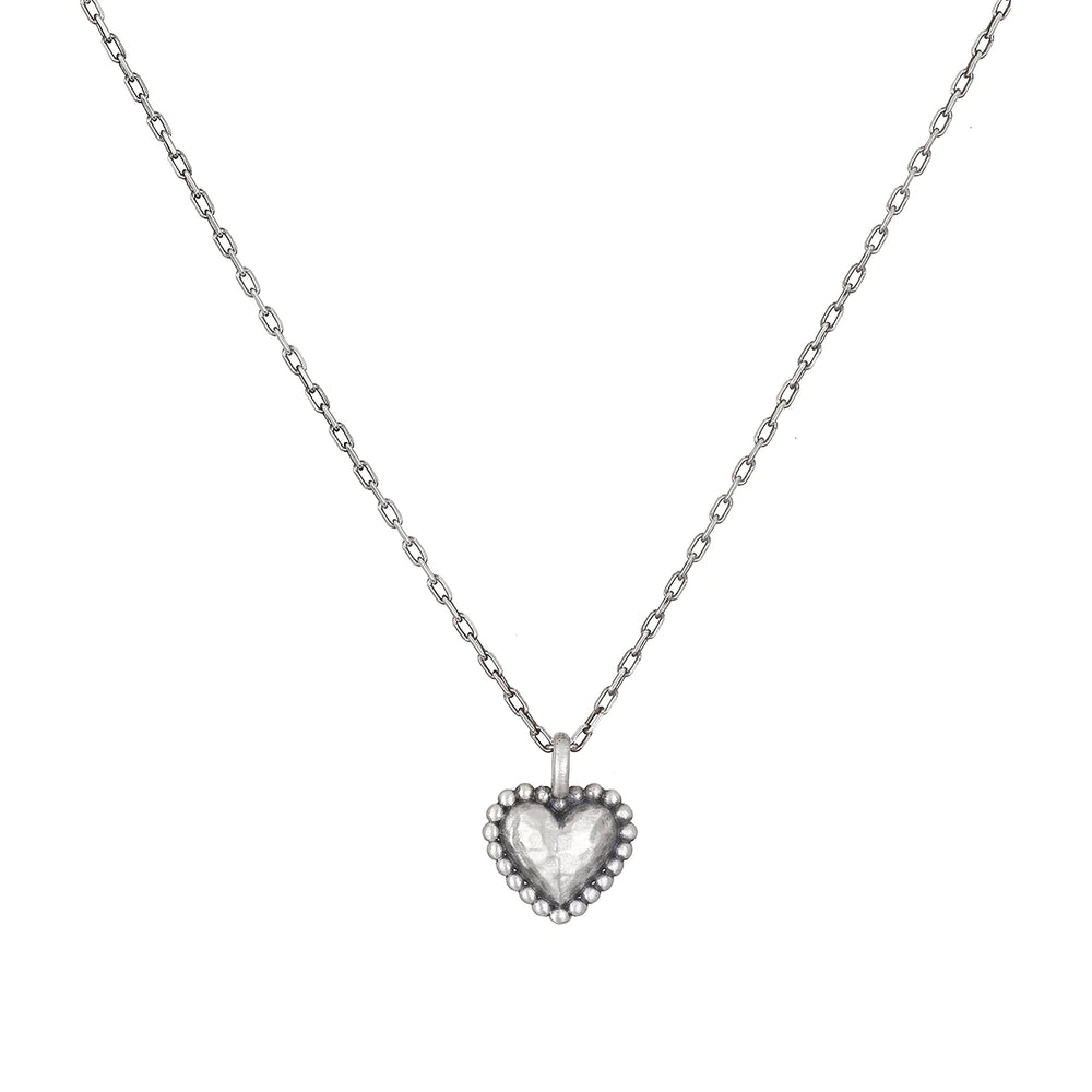 True Heart Silver Pendant Necklace