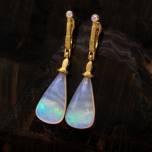 
                
                    Load image into Gallery viewer, &amp;quot;Sticks and Stones&amp;quot; Crystal Opal Earrings
                
            