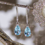 Aquamarine Diamond Drops