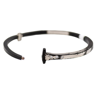 Splash Nail Bracelet - White Gold