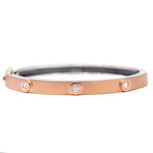 
                
                    Load image into Gallery viewer, &amp;quot;Marina&amp;quot; Bangle - Rose Gold
                
            