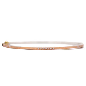 
                
                    Load image into Gallery viewer, &amp;quot;Twenty One&amp;quot; Bangle - Rose Gold
                
            