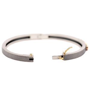 
                
                    Load image into Gallery viewer, &amp;quot;Sophia Lux&amp;quot; Bangle - Rose Gold
                
            