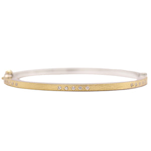
                
                    Load image into Gallery viewer, &amp;quot;Aria&amp;quot; Bangle - Yellow Gold
                
            