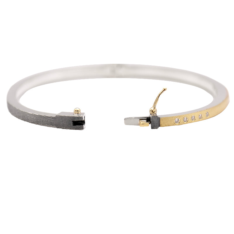 
                
                    Load image into Gallery viewer, &amp;quot;Aria&amp;quot; Bangle - Yellow Gold
                
            