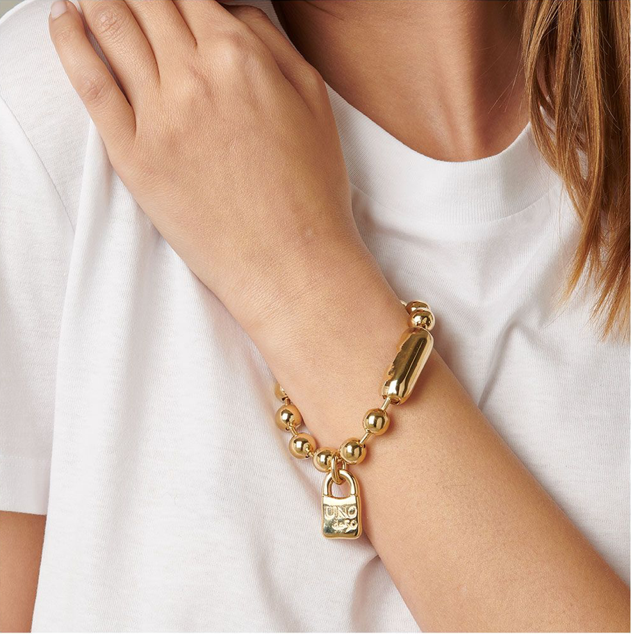 
                
                    Load image into Gallery viewer, &amp;quot;Snowflake&amp;quot; Bracelet - Gold
                
            