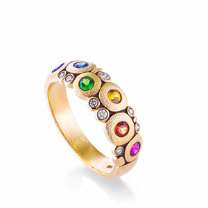 
                
                    Load image into Gallery viewer, &amp;quot;Candy&amp;quot; Rainbow Sapphire Ring
                
            