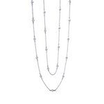 Bezel Set Station Necklace