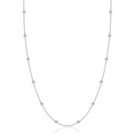 Bezel Station Necklace