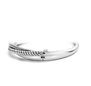 3 Row Twisted Bangle