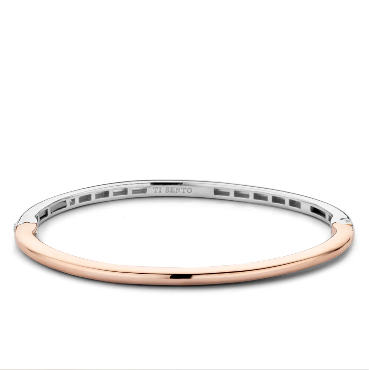 Two-Tone Polished Bangles