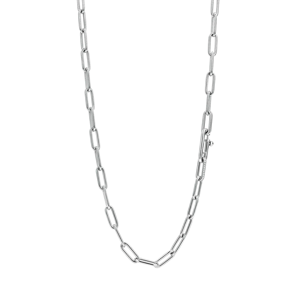 Sparkling Silver Paperclip Chain