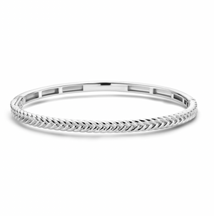 Braided Bangle - Silver or Gold