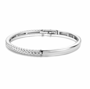 Braided Bangle - Silver or Gold