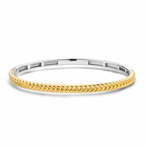 Braided Bangle - Silver or Gold