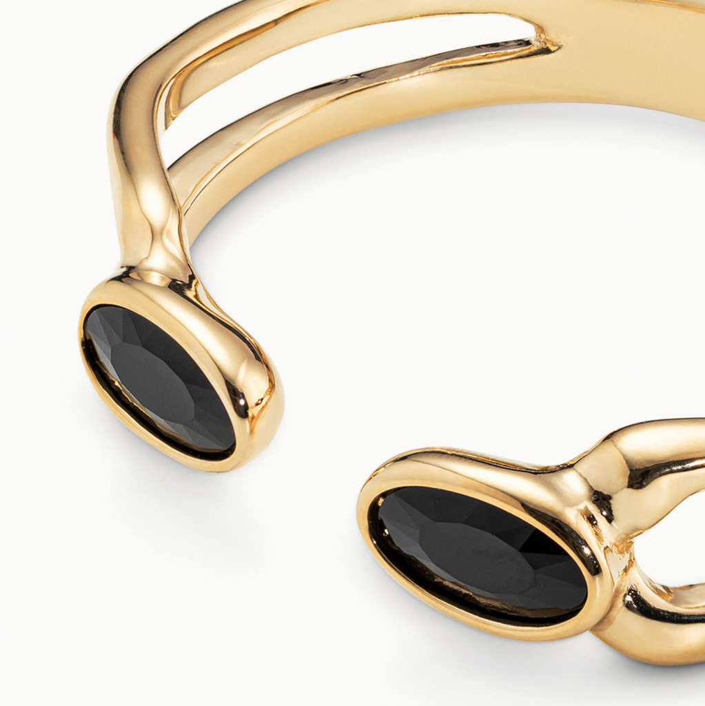 "Kingdom" Bracelet Black + Gold K Novinger Jewelry